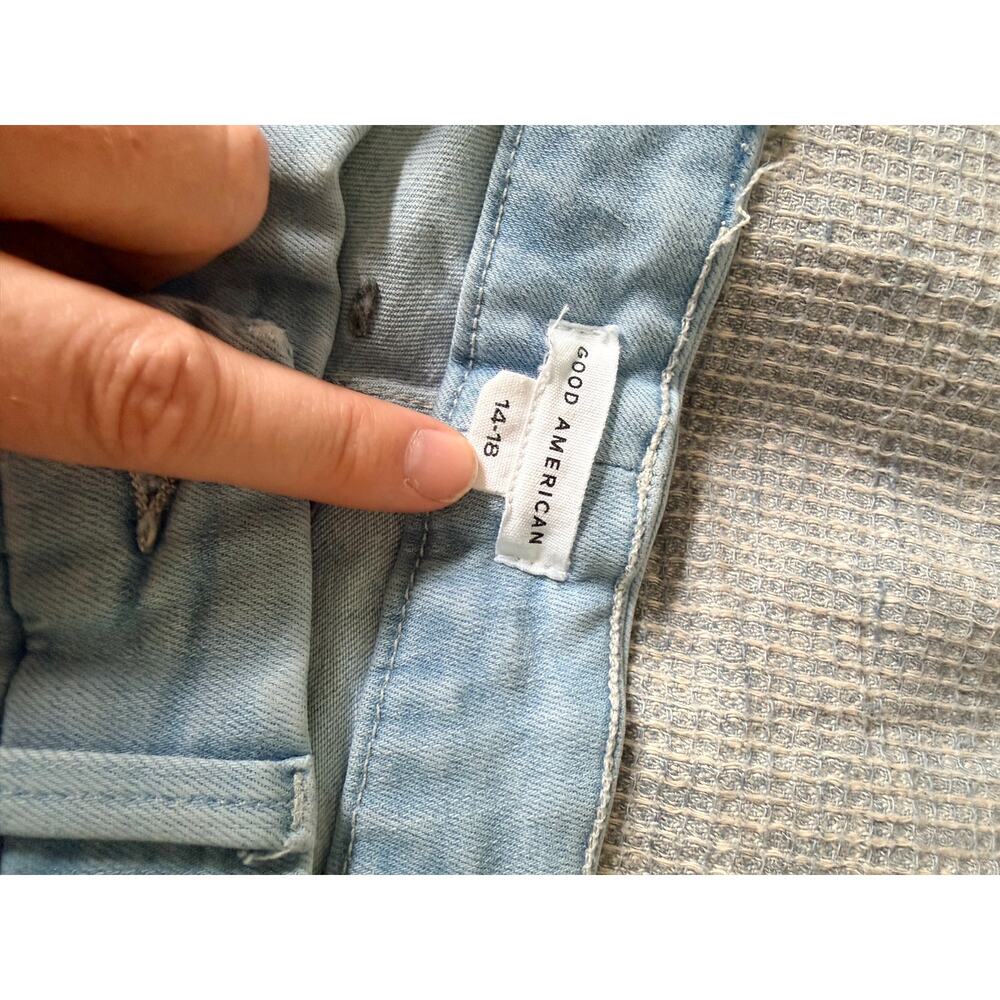 Anthropologie Good American Always Fits Good Legs Flare Trouser Jeans - Picture 12 of 12